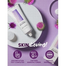 BANOBAGI Milk Thistle Repair Cream | Korean Skin Care Face Moisturizer Face Cream for Women & Men | Korean Moisturizer Barrier Repair Cream w/Centella Asiatica & 50% Burdock Root Extract (1.01oz)