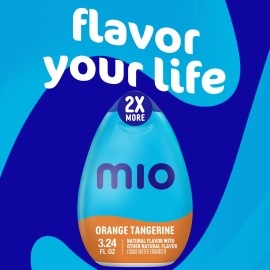 MiO Vitamins Orange Tangerine Naturally Flavored Liquid Water Enhancer 1 Count 3.24 fl oz