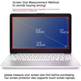 FILMEXT 2 Pack 15.6 Laptop Screen Protector Eye Protection Anti Glare Anti Blue Light Screen Protector for 15.6 Inch with 16:9 Aspect Ratio Laptop
