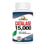 Rise-N-Shine Catalase Supplement 15,000 - Powerful Antioxidant Enzyme for Hair Health - Hair Supplements for Strong Hair Support - 30 Day Supply