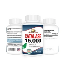 Rise-N-Shine Catalase Supplement 15,000 - Powerful Antioxidant Enzyme for Hair Health - Hair Supplements for Strong Hair Support - 30 Day Supply