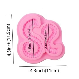 MauSong Fewear Sea Octopus Tentacles Silicone Mold Cake Border Fondant Molds Cake Decorating Tools Candy Clay Chocolate Gumpaste Moulds