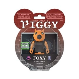 PIGGY Action Figure - Foxy Articulated Buildable Action Figure Toy, Series 1 Piggy Collectible, multi