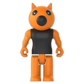 PIGGY Action Figure - Foxy Articulated Buildable Action Figure Toy, Series 1 Piggy Collectible, multi