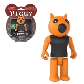 PIGGY Action Figure - Foxy Articulated Buildable Action Figure Toy, Series 1 Piggy Collectible, multi
