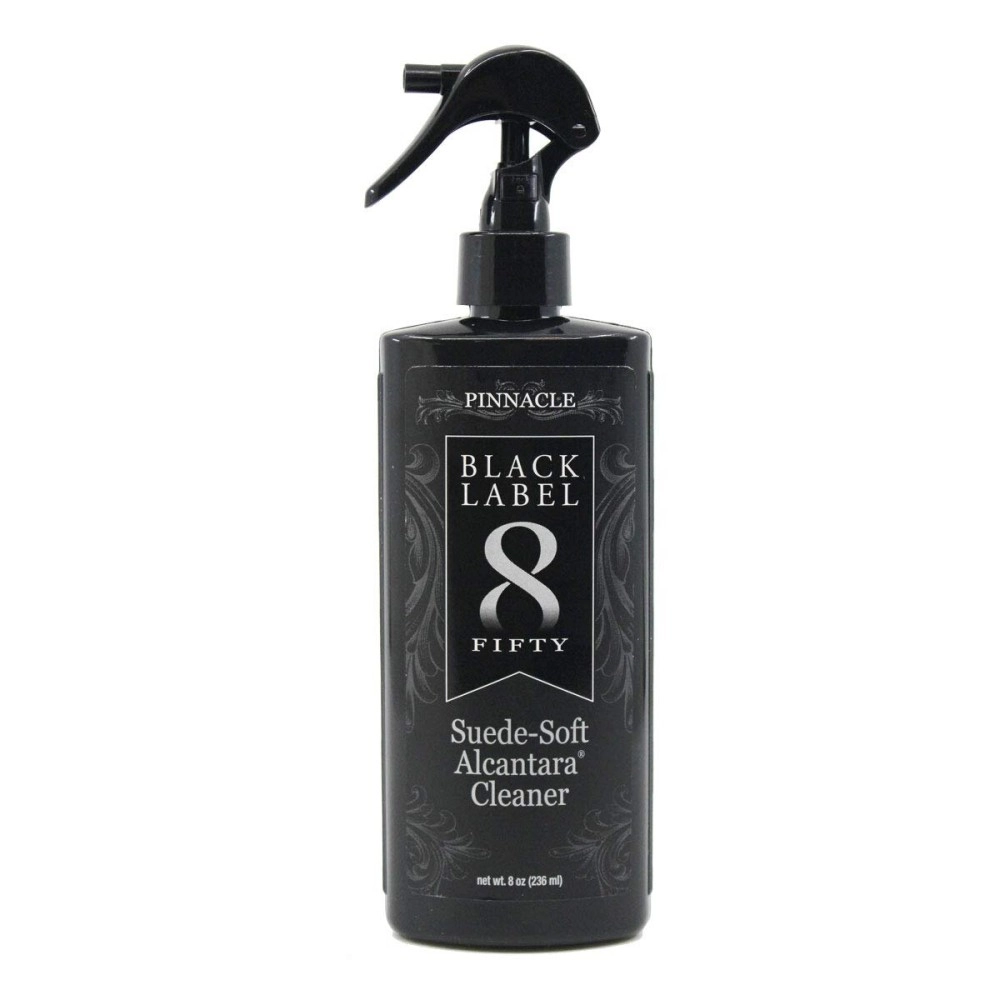 Pinnacle Black Label Suede-Soft Alcantara Cleaner (8 oz): Premium Care for Micro-Suede & Alcantara Surfaces - Gently Removes Stains, Refreshes, and Deodorizes - Safe for All Interior Fabrics