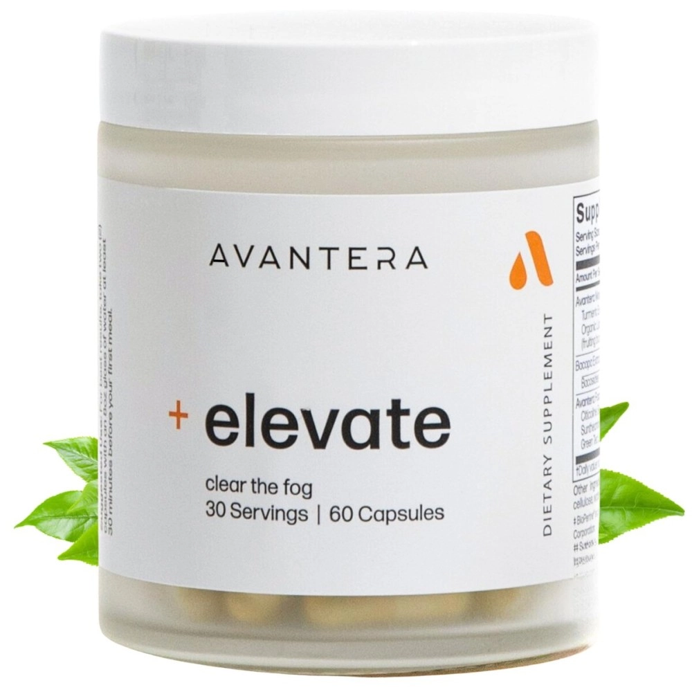 Avantera Premium Nootropic, Elevate | Energy, Focus, Mood, & Gut Health | 30 Day Supply