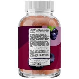 Natural Multivitamin Iron Gummies for Adults - Adult Gummy Vitamins with Iron and Energy Boost B Complex Vitamins - Gummy Iron Supplement and Mental Clarity and Focus Multivitamin with Iron Gummy