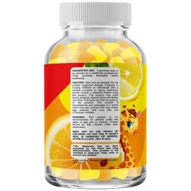 Vegetarian Omega 3 Gummies for Kids - Delicious Kids DHA Omega 3 6 9 Gummy Vitamin Gelatin Fish and Gluten Free Non-GMO - Plant Based Omega 3 DHA Gummies for Vision Immunity Heart and Brain Support