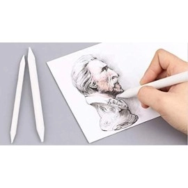 Lakeer 6 PCS Blending Stumps and Tortillions Paper Art Blenders for Student Artist Charcoal Sketch Drawing Tools