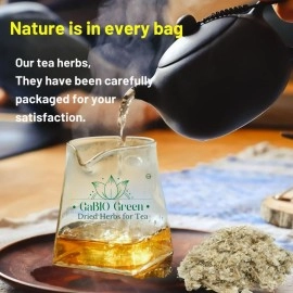 Gabio Green Mullein Flowers Dried | Herbal| GORDOLOBO , Resealable Bag , Verbascum Thapsus 4 oz.