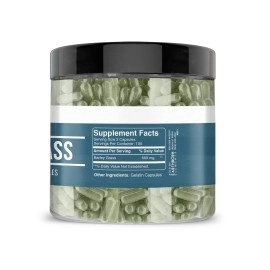 Earthborn Elements Barley Grass 200 Capsules, Pure & Undiluted, No Additives