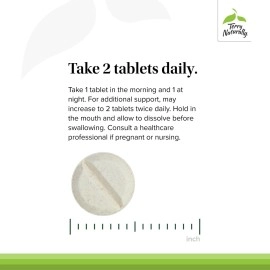 Terry Naturally Clinical Glutathione - Antioxidant for High Absorption - Dietary Supplement with L-Glutathione - Vegan Supplement to Support Cell Health - 60 Slow Melt Tablets (Pack of 2)