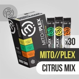 Pruvit MITO//PLEX Citrus Pack Upgraded Electrolytes with MitoP2Q Technology - with Pure Therapeutic Ketones for Bones Growth, Energy Boost, and Immune System