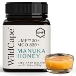 WildCape UMF Certified East Cape New Zealand Manuka Honey, 250 g (UMF 20+, 1 Unit)