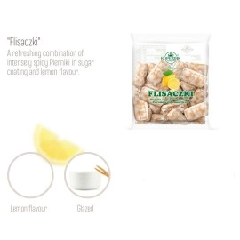 KOPERNIK PIERNIKI USZATKI (5.39 oz), CALUSKI (4.94 oz), FLISACZKI (5.39 oz) Sugar Coated Gingerbread x 3 pack. Product from Poland. Packing by Granda.