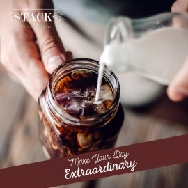 Stack Street Organic French Vanilla Flavored Cold Brew Coffee Coarse Ground 1 LB - Smooth Dark Roast, Coarse Grind -