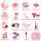 Flybay Kids MakEUp Kit For Girls, Washable MakEUp Set For Girl, Real Play MakEUp Toys, Pretend MakEUp Kit Girls Gift Toys With Cute Cosmetic Case For 5 6 7 8 Years Old Girls.