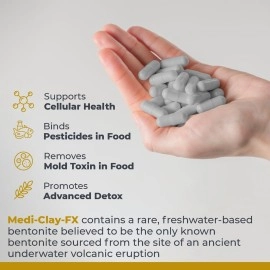 Premier Research Labs Medi-Clay-FX, 90 Plant-Source Capsules for Advanced Detoxification Support