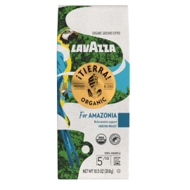 Lavazza Tierra for Amazonia Ground Coffee, Medium Roast, 100% Arabica, 10.5 oz Bag (Pack of 1)