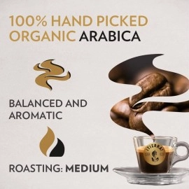 Lavazza Tierra for Amazonia Ground Coffee, Medium Roast, 100% Arabica, 10.5 oz Bag (Pack of 1)