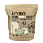 Anthony\'s Premium Oat Milk Powder, 8 oz, Gluten Free, Non GMO, Vegan, Made in USA