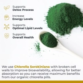 Premier Research Labs Medi Chlorella-FX, Nutrient-Dense Super Greens, Dietary Supplement, 120 Plant-Source Capsules
