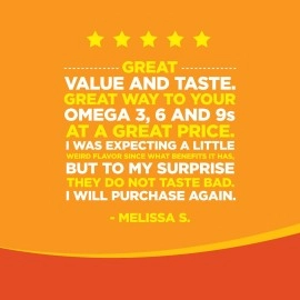 DHA Omega 3 Gummies for Adults - Delicious Vegetarian Omega 3 Supplement and Natural Gummy Vitamin with Plant Based Omega 3 6 9 - Chia Seed Based EPA DHA Omega 3 Supplement with Essential Fatty Acids