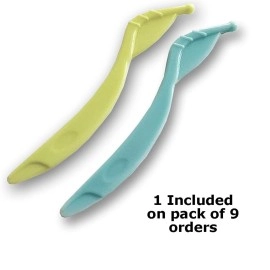 Orthomechanic New Genuine Orthowax Plus - Now Precut with Aloe Vera and Vitamin E - Stick Better Than competitors - Orthodontic Wax for Braces Wearer (Pack of 9) - Unscented