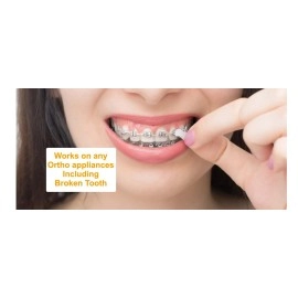 Orthomechanic New Genuine Orthowax Plus - Now Precut with Aloe Vera and Vitamin E - Stick Better Than competitors - Orthodontic Wax for Braces Wearer (Pack of 9) - Unscented