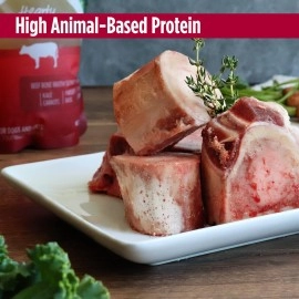 Nulo Freestyle Bone Broth for Dogs, Cats, Beef Flavor, 20 fl oz Pouch - Tasty Pet Food Toppers with Turmeric - Nutritious Soup, Gravy - Premium Dog and Cat Food Toppings, Gravies & Sauces