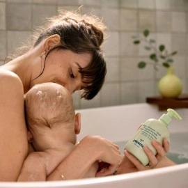 Pipette Baby Shampoo and Body Wash - Fragrance Free, Tear-Free Bath Time, Hypoallergenic, Moisturizing Plant-Derived Squalane, New Formula, 11.8 fl oz