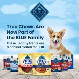 Blue Buffalo True Chews Natural Dog Treats Premium Jerky Cuts Made with Real Steak