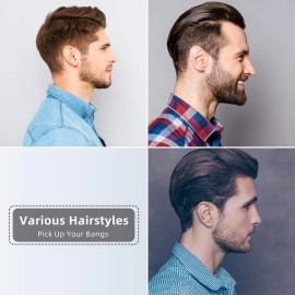 Patelai 3 Pieces Hair Stylists Styling Comb Set, Includes Texturizing Comb Tri-Comb Double Side Brushes Hair Pick Wide Tooth Hair Comb Shaping and Teasing Wet Combs Tools for Long, Thick, Curly Hair