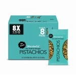 Wonderful Pistachios No Shells, Sea Salt & Vinegar, 2.25 Oz (Pack Of 8)