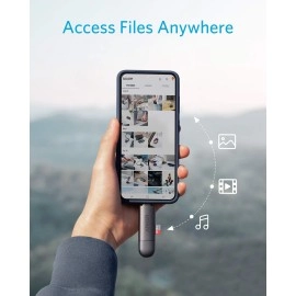 Anker USB-C and USB 3.0 SD Card Reader, PowerExpand+ 2-in-1 Memory Card Reader with Dual Connectors, for SDXC, SDHC, SD, MMC, RS-MMC, Micro SDXC, Micro SD, Micro SDHC Card, and UHS-I Cards