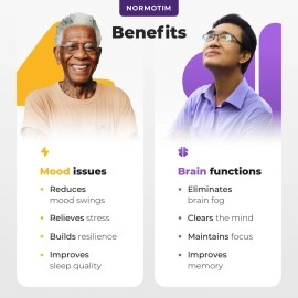 Brain Supplements for Memory and Focus - Powerful Memory Vitamins for Women & Men - Memory Pills with Lithium Supplements, Ascorbate, B1, B6 - Mood & Clarity Booster - 60 Tablets