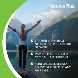 Nature\'s Plus Womens Ultra Hair - 60 Sustained Release Tablets, Pack of 2 - Nutritional Support for Healthy Hair Structure - Gluten Free - 60 Total Servings
