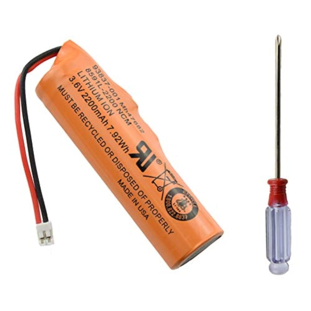 WirelessFinest Battery Replacement for Wahl Magic Clip Clipper Hair Cordless Designer Senior Sterling-4 Beretto Super Taper Part 93837-OO1 + Tool Repair Fix Dead Power Issue