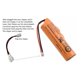 WirelessFinest Battery Replacement for Wahl Magic Clip Clipper Hair Cordless Designer Senior Sterling-4 Beretto Super Taper Part 93837-OO1 + Tool Repair Fix Dead Power Issue