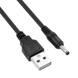 SMAYS Charger Cable Replacement for Fairywill, Dnsly, Vekkia, Gloridea Electric Toothbrush, USB DC Charging Cord 5ft Black (2-Pack)