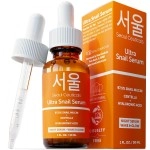 SeoulCeuticals Korean Skin Care 97.5% Snail Mucin Serum - K Beauty Skincare Night Serum Hyaluronic Acid for Face - Centella Anti Wrinkle Serum 1oz