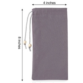 HALSA EMF Protection Phone Sleeve, EMF Blocking Carrying Case, Cell Phone Pouch. High Shielding Efficiency, Fits in Pocket or Purse. Fits Most Phones. 4x 8 Size. Grey