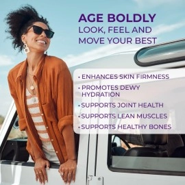 Body Kitchen - Youthful Beauty Advanced, Collagen Peptides Powder (Type I, III) for Skin Hair Nail Joint, Resveratrol & Hyaluronic Acid for Anti-Aging, Grass Fed, Unflavored, 30 Servings