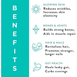 Further Food Vanilla Collagen Peptides Powder Supplement Plus Tremella Mushroom - Grass Fed Pasture-Raised Type 1 & 3 Premium Collagen, 56 Servings