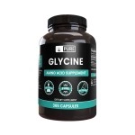 PURE ORIGINAL INGREDIENTS Glycine Amino Acid (365 Capsules) Neurotransmitter Support,* Lab-d Purity, May Support Nervous System*