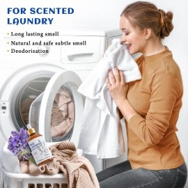 HIQILI Pure Undiluted Premium Therapeutic Grade Lavender Essential Oil for Diffuser, Skin Care, Massage, Hair Growth, Body - 3.38fl. oz