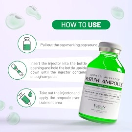 BRUN SC - Control Stem Cell Serum Ampoule - Micro Needling Korean Serum Booster for Face and Body to Use with and without Derma Pen Microneedling Skin Care Serum 1.18 fl.oz
