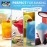 Arctic Slushy Frozen Slushie Syrup Mix - New York Flavored Syrups for Ice Drink Machines, Blenders - DIY, Commercial Blended & Icy Beverage Flavoring - Half-Gallon, Makes 40 Cups (Blue Raspberry)