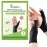 Gel Wrist and Thumb Brace - 2 Pairs - Unisex Wrist Splint to Fit Left or Right Hand - Wrist Support for Arthritis, Rheumatism, Carpal Tunnel Pain Relief - Flexible Silicone Thumb Brace (Black)